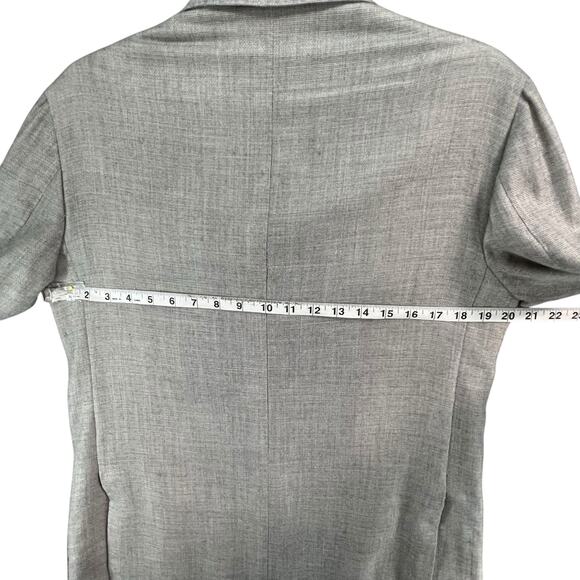 Kiton Trillion Blazer Men 38S Gray Cashmere Silk 3 Button Vented Career Italy - Picture 6 of 16